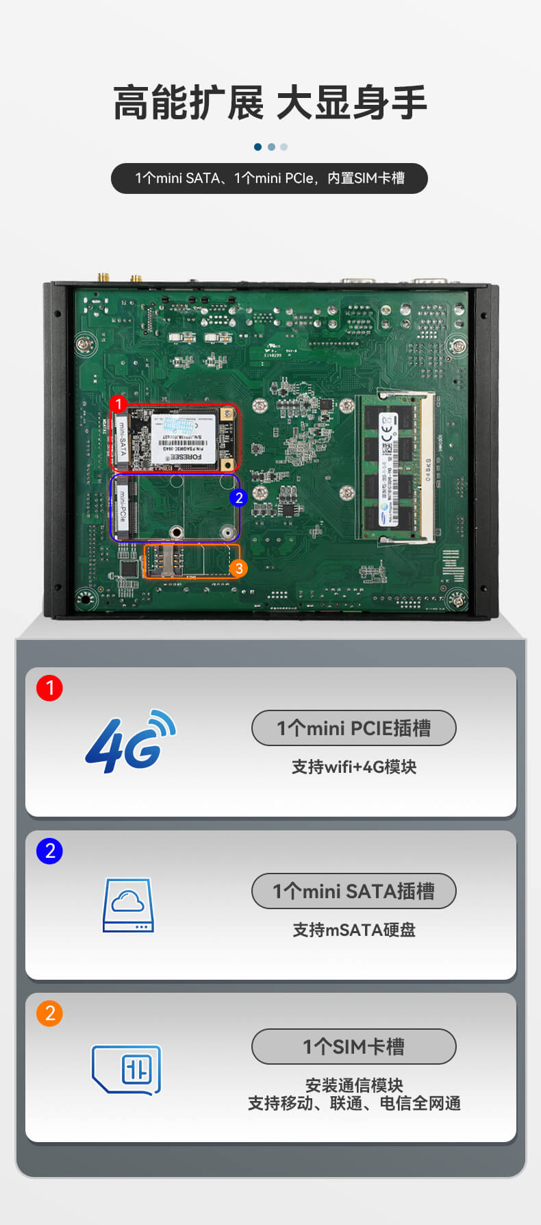 PA视讯网无风扇嵌入式工控机,车队管理系统工业电脑,DTB-3002-J1900
