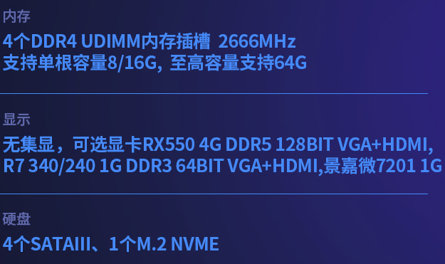 COM：8个COM口(2个RS232，2个RS232/422/4854个RS232(内部引出))  　　USB:13个USB接口(4个USB2.0、4个USB3.2，2个USB3.0(可选内部引出)3个USB2.0(内部引出))  　　尺寸：320*331*180mm
