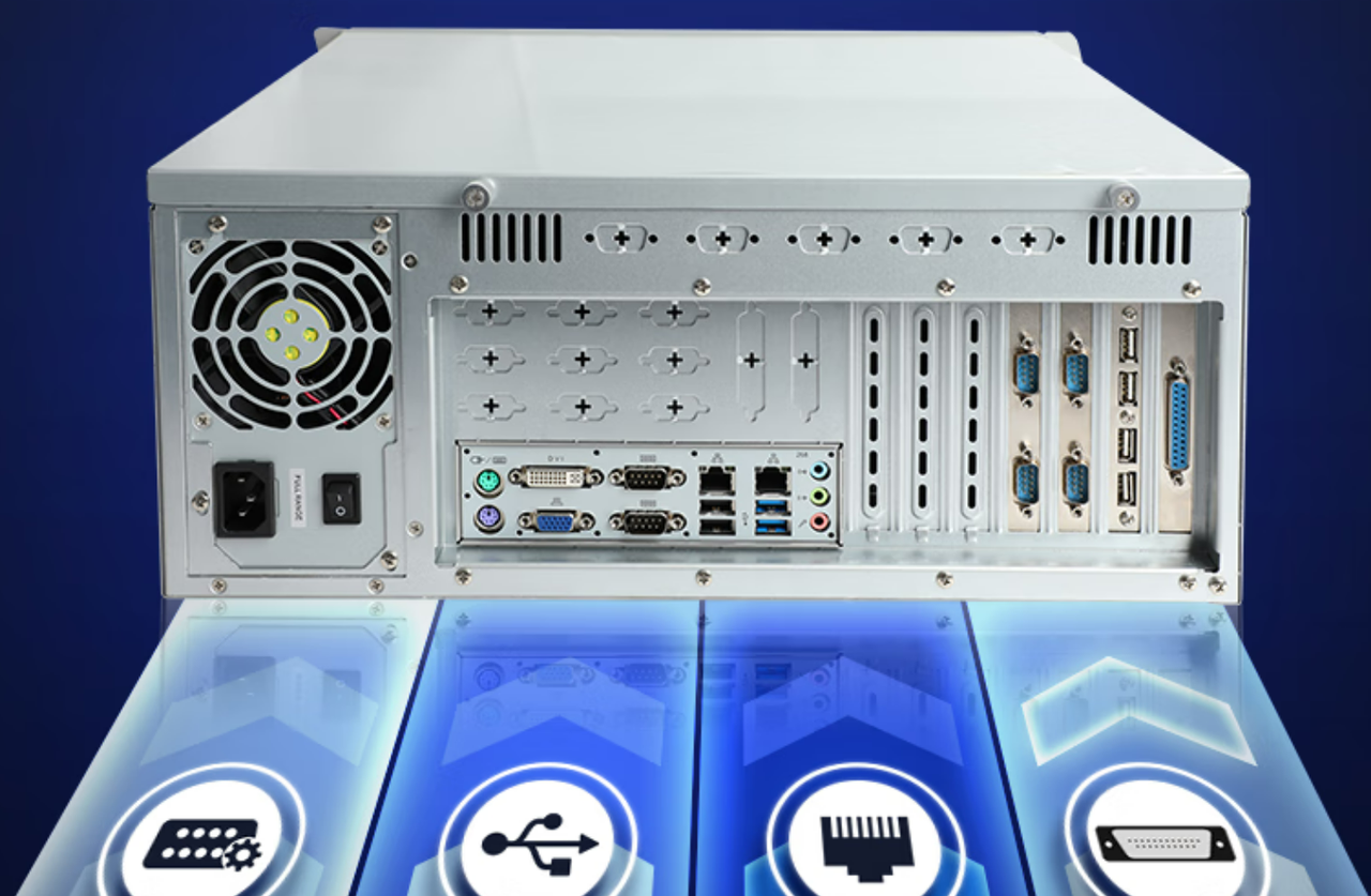 本机拥有6个串口，10个USB接口（2给USB3.0），2个千兆网口以及8bitGPIO。