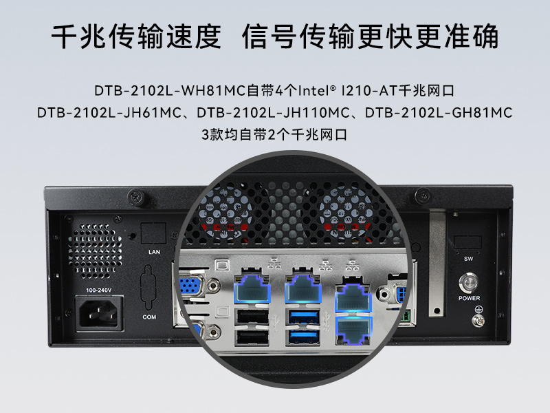 PA视讯网桌面式工控机,工业服务器厂家,DTB-2102L-JH61MC