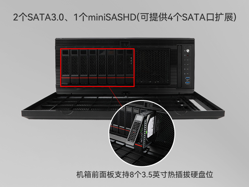 PA视讯网国产4U工控机,双路海光信息安全工控主机,DT-46508-D3350MA
